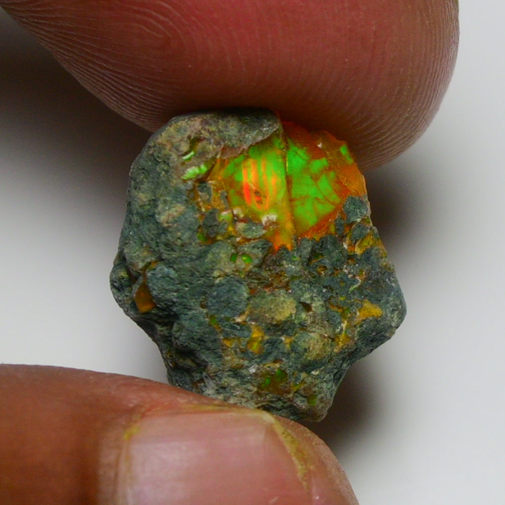 Rare Orange Opal 8.30 Carats | Natural Orange Ethiopian Opal Rough - Ready for Cutting & Jewelry!