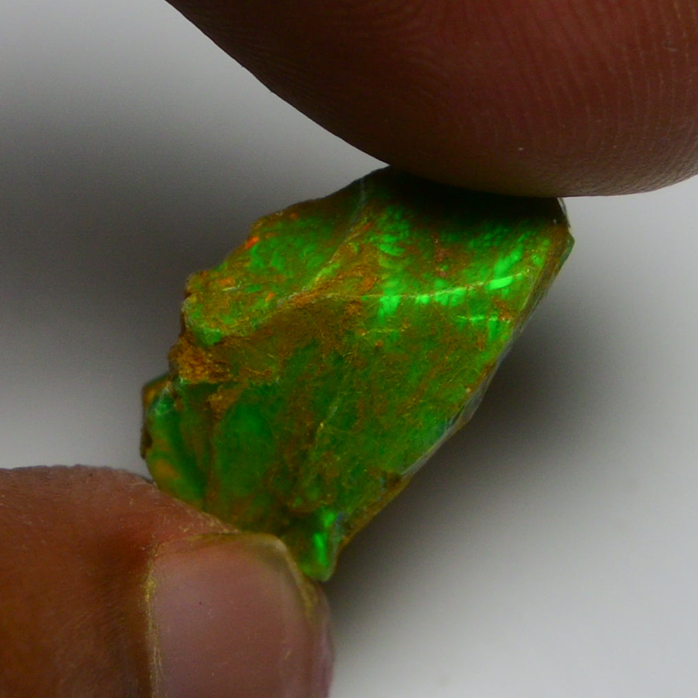 Rare Green Opal 6.95 Carats | Natural Green Ethiopian Opal Rough - Ready for Cutting & Jewelry!
