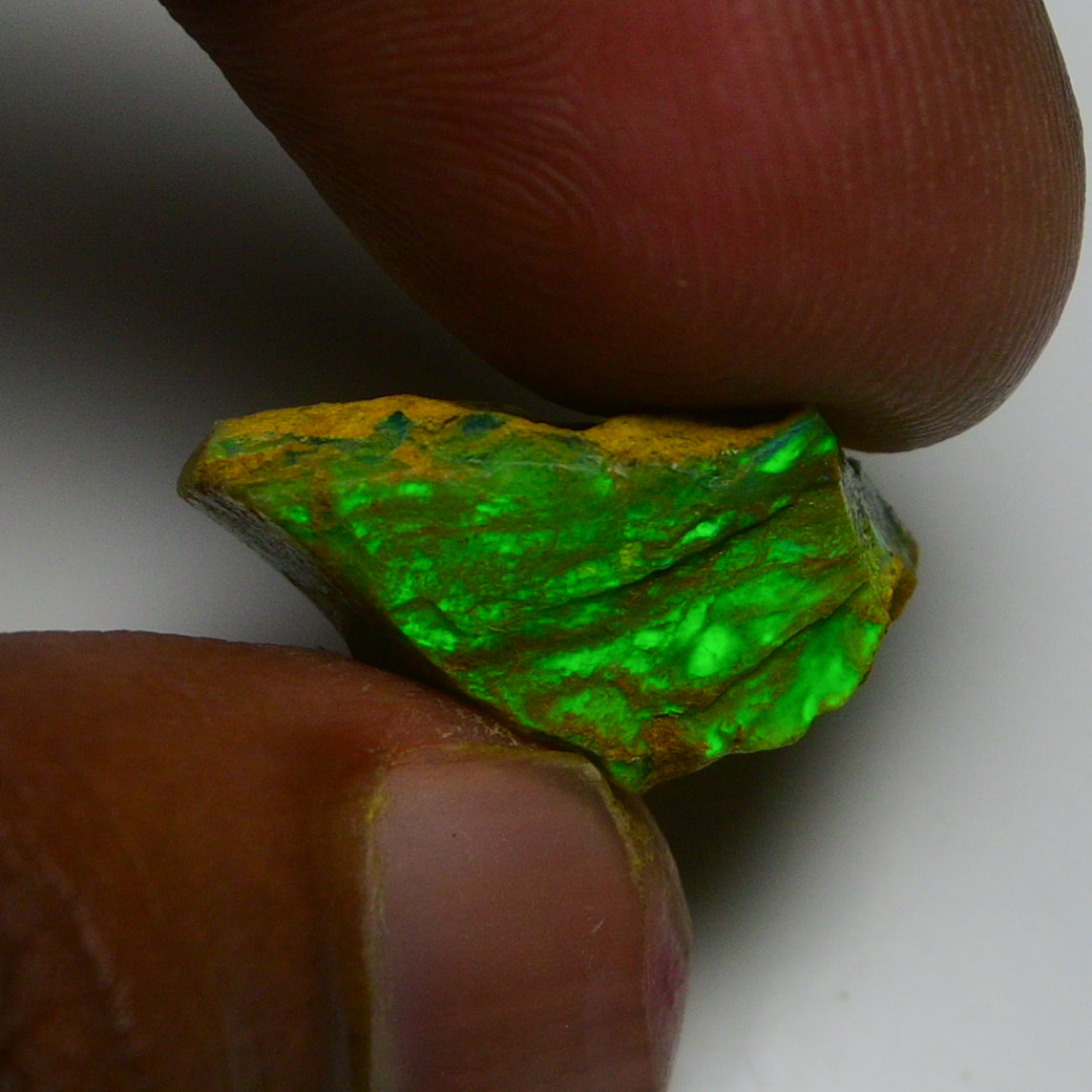 Rare Green Opal 6.95 Carats | Natural Green Ethiopian Opal Rough - Ready for Cutting & Jewelry!