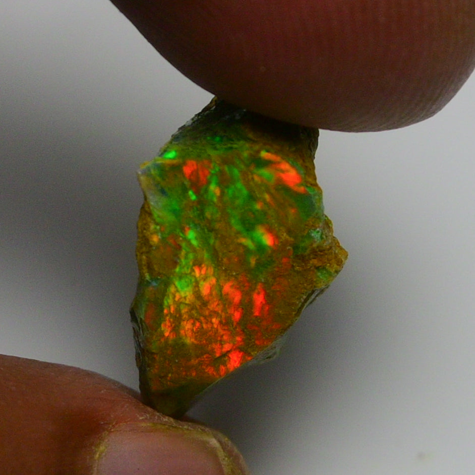 Rare Green Opal 6.95 Carats | Natural Green Ethiopian Opal Rough - Ready for Cutting & Jewelry!