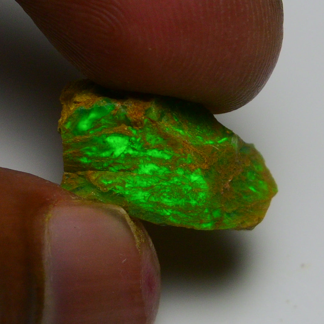 Rare Green Opal 6.95 Carats | Natural Green Ethiopian Opal Rough - Ready for Cutting & Jewelry!