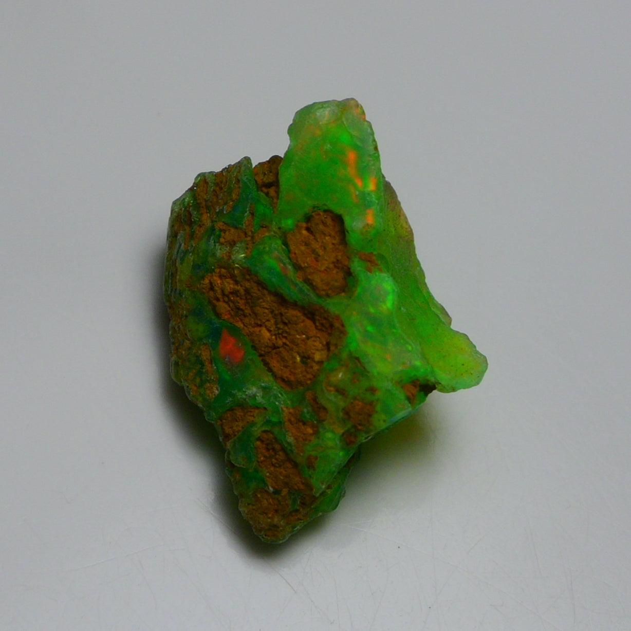 Rare Green Opal 12.45 Carats | Natural Green Ethiopian Opal Rough - Ready for Cutting & Jewelry!