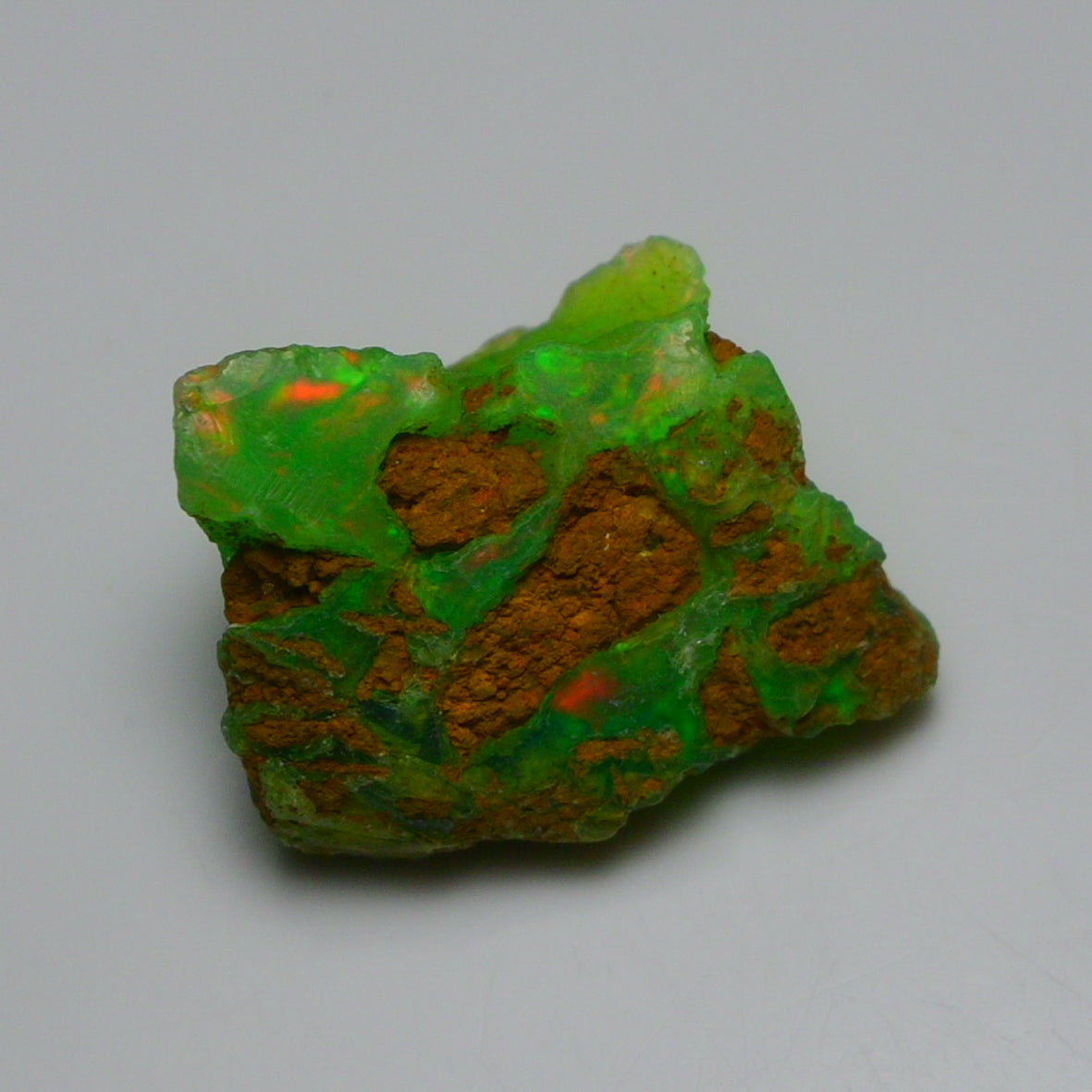 Rare Green Opal 12.45 Carats | Natural Green Ethiopian Opal Rough - Ready for Cutting & Jewelry!