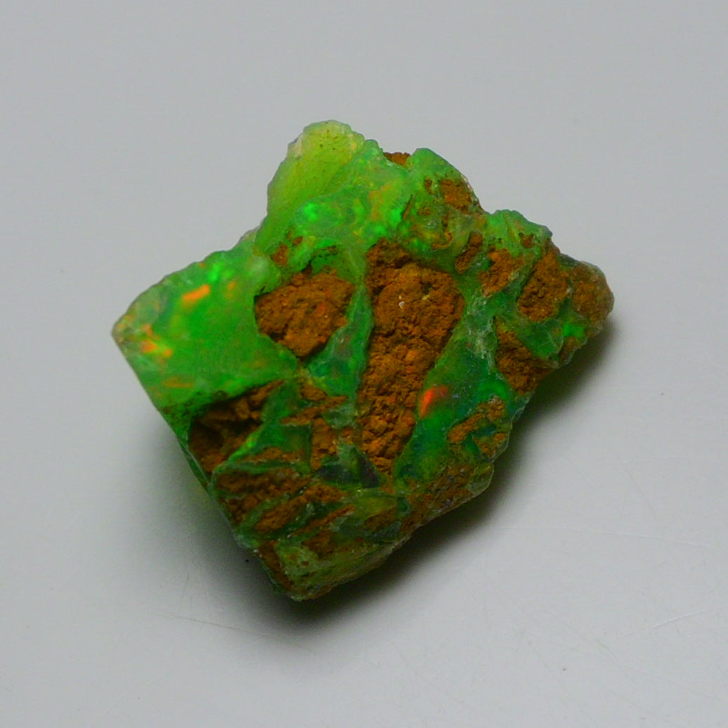 Rare Green Opal 12.45 Carats | Natural Green Ethiopian Opal Rough - Ready for Cutting & Jewelry!