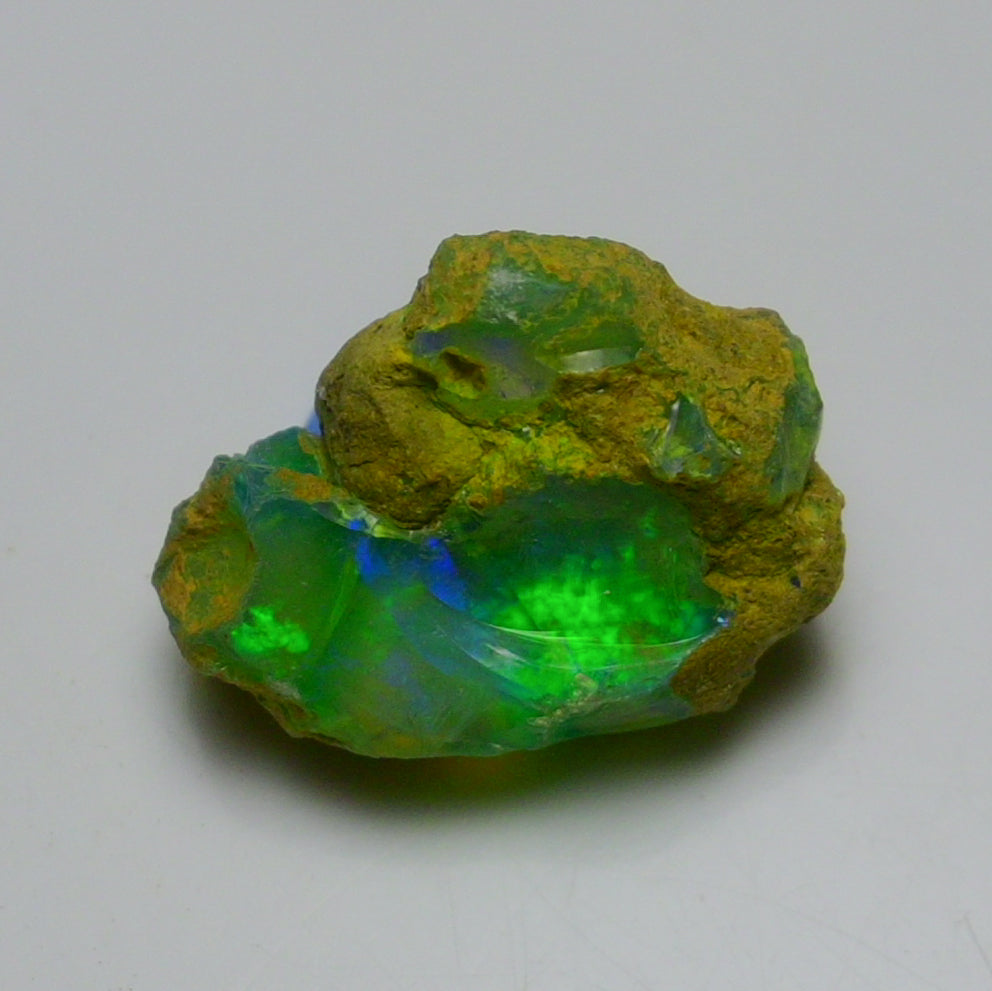Rare Green Opal 7.80 Carats | Natural Green Ethiopian Opal Rough - Ready for Cutting & Jewelry!