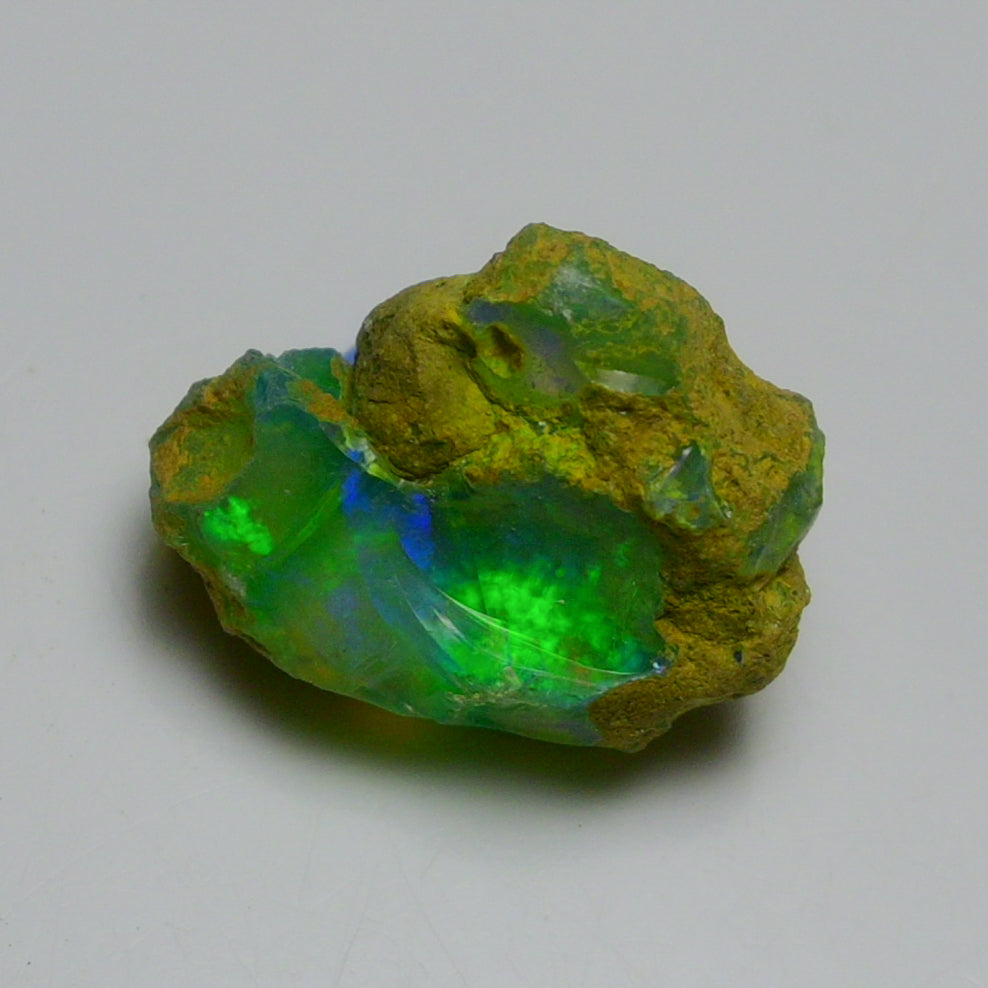 Rare Green Opal 7.80 Carats | Natural Green Ethiopian Opal Rough - Ready for Cutting & Jewelry!