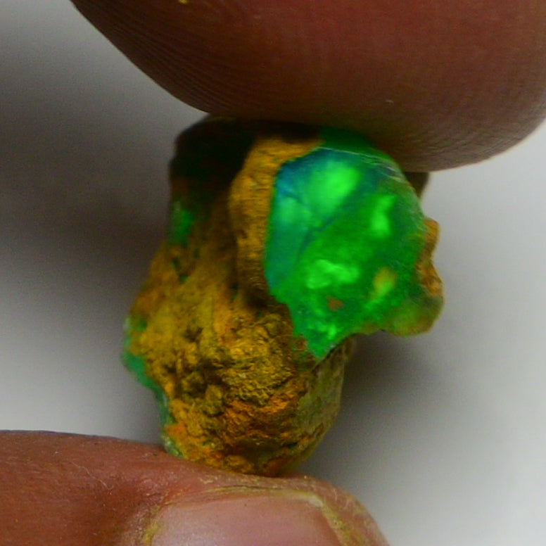 Rare Green Opal 8.00 Carats | Natural Green Ethiopian Opal Rough - Ready for Cutting & Jewelry!