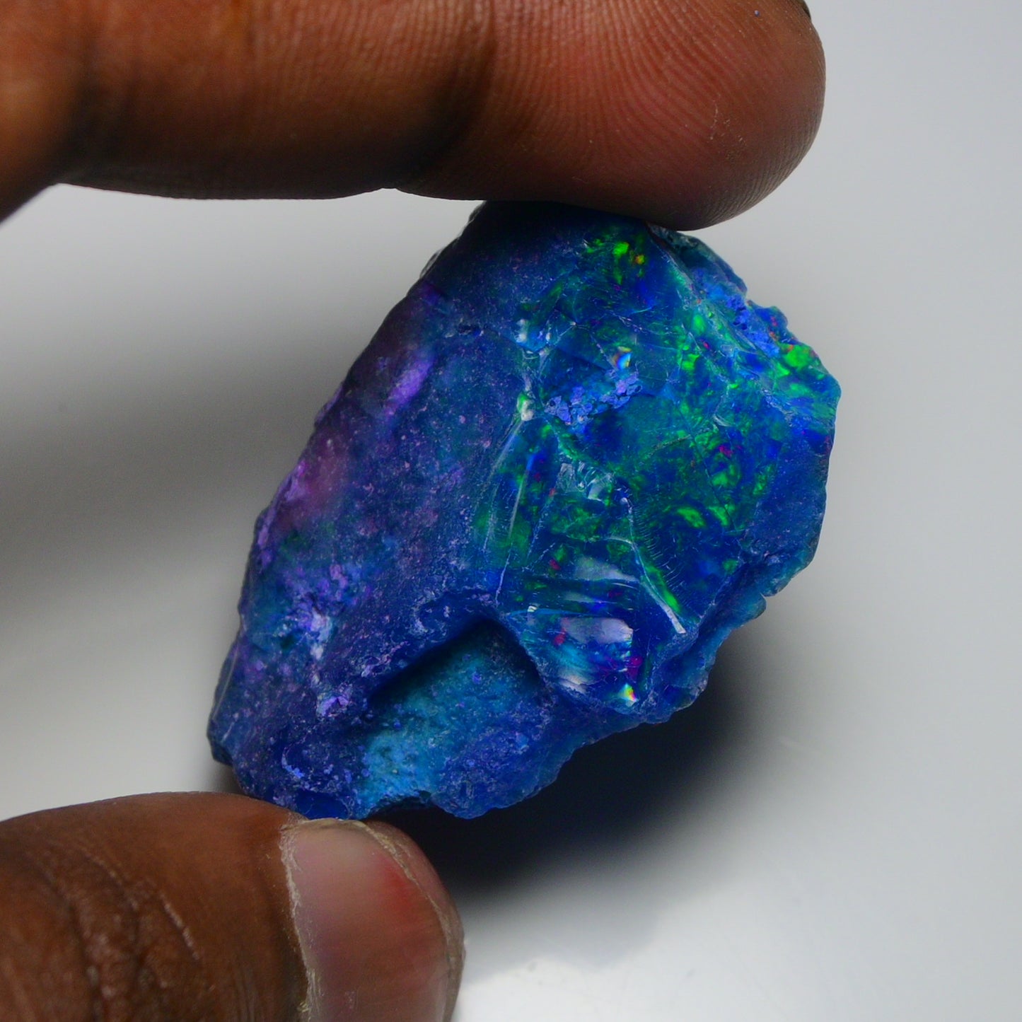 Very Rare Bi-Color Opal Rough 53.45 Cts Natural Ethiopian Opal Raw Jewelry Grade