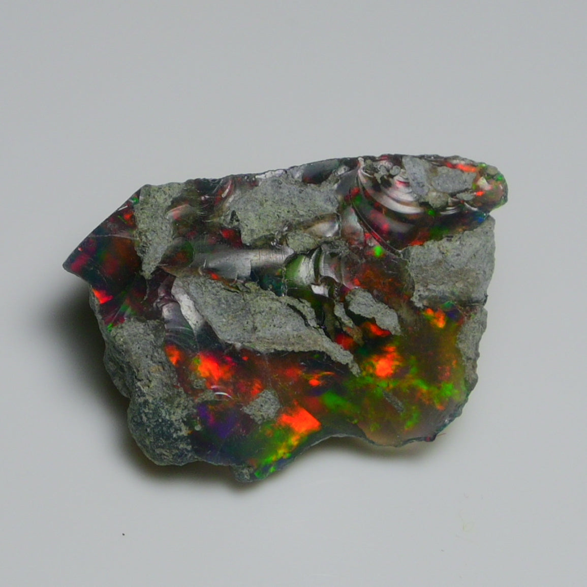Black Opal 15.55 Carats | Natural Black Ethiopian Opal Rough - Ready for Cutting & Jewelry!