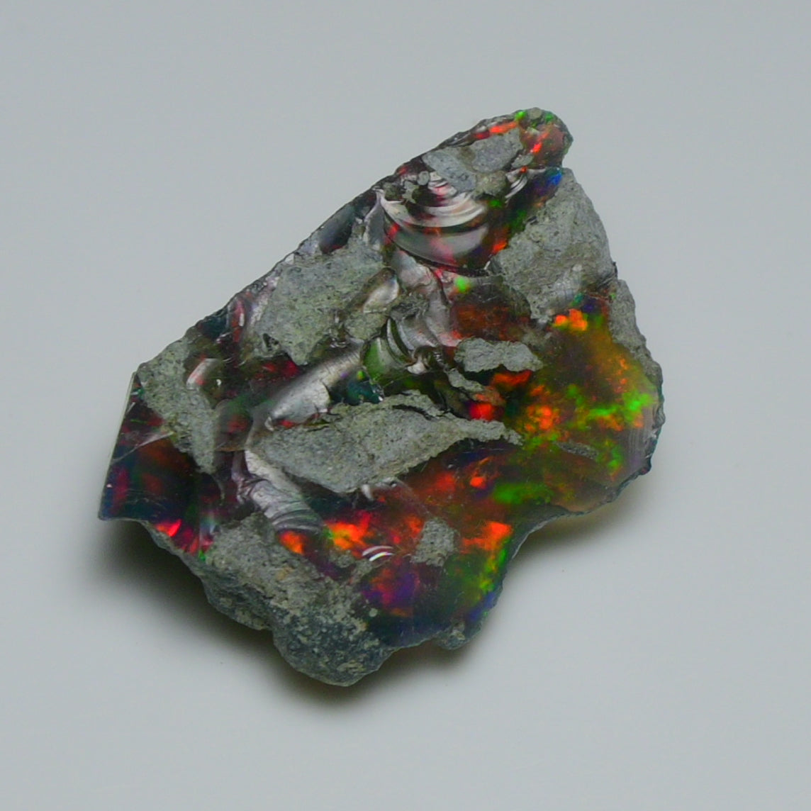 Black Opal 15.55 Carats | Natural Black Ethiopian Opal Rough - Ready for Cutting & Jewelry!