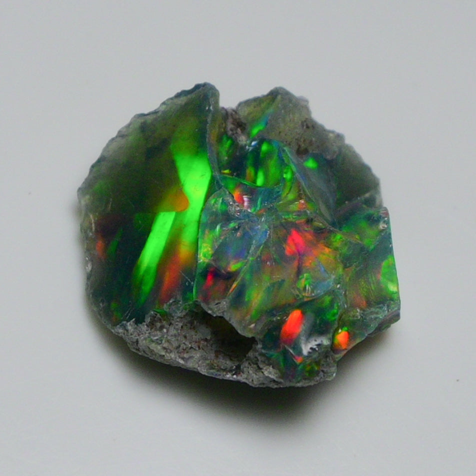 Black Opal 10.50 Carats | Natural Black Ethiopian Opal Rough - Ready for Cutting & Jewelry!