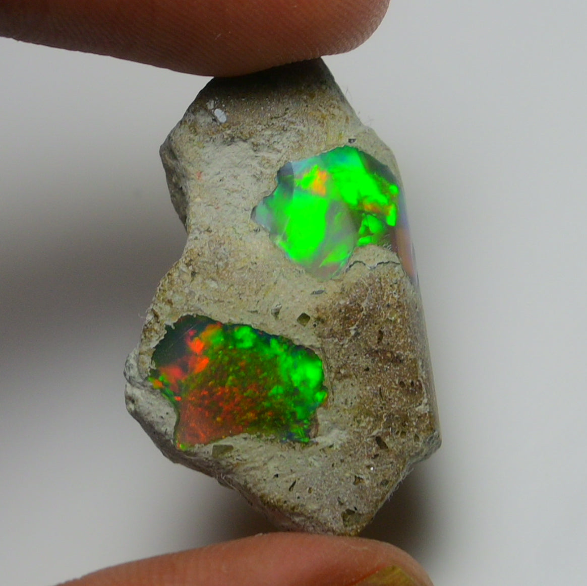 Black Opal Weight: 20.85 Carats | Natural Black Ethiopian Opal Rough - Ready for Cutting & Jewelry