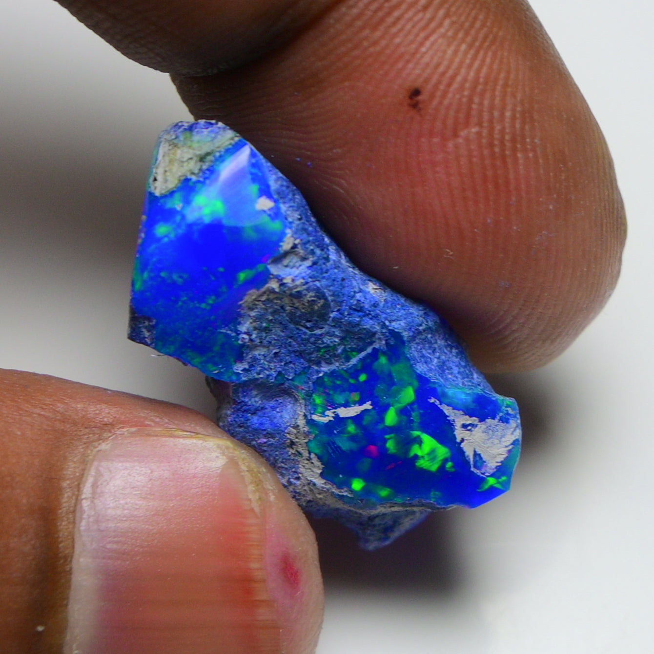 Rare Blue Opal 13.20 Carats | Natural Blue Ethiopian Opal Rough - Ready for Cutting & Jewelry!