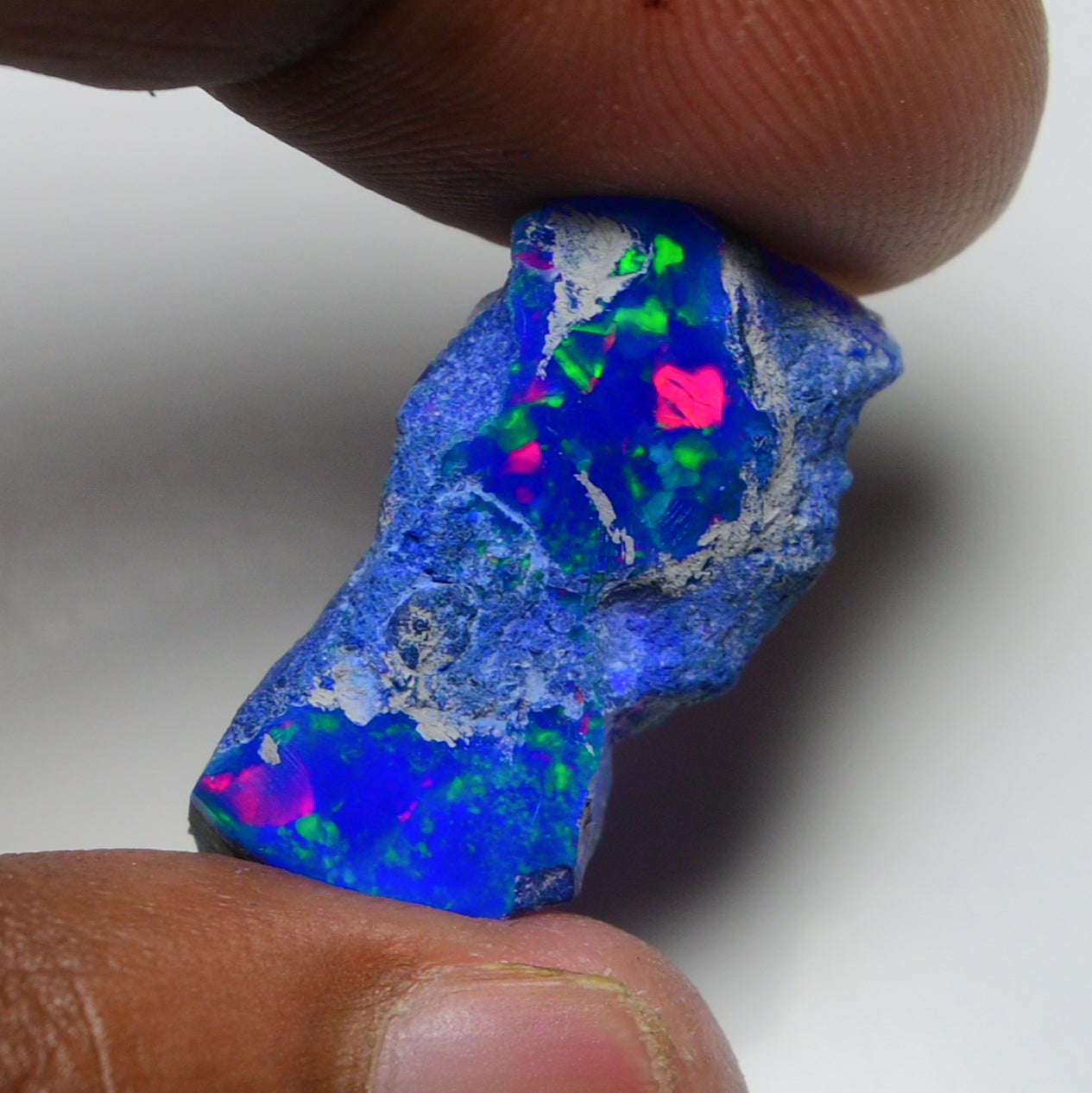 Rare Blue Opal 13.20 Carats | Natural Blue Ethiopian Opal Rough - Ready for Cutting & Jewelry!