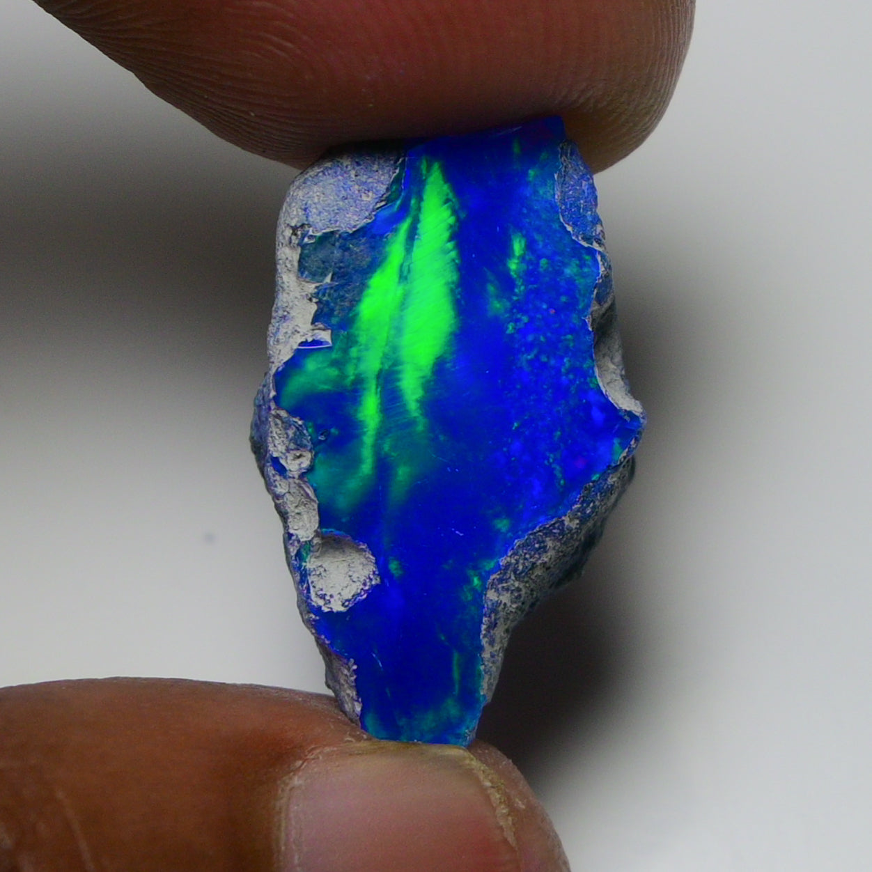 Rare Blue Opal 12.00 Carats | Natural Blue Ethiopian Opal Rough - Ready for Cutting & Jewelry!