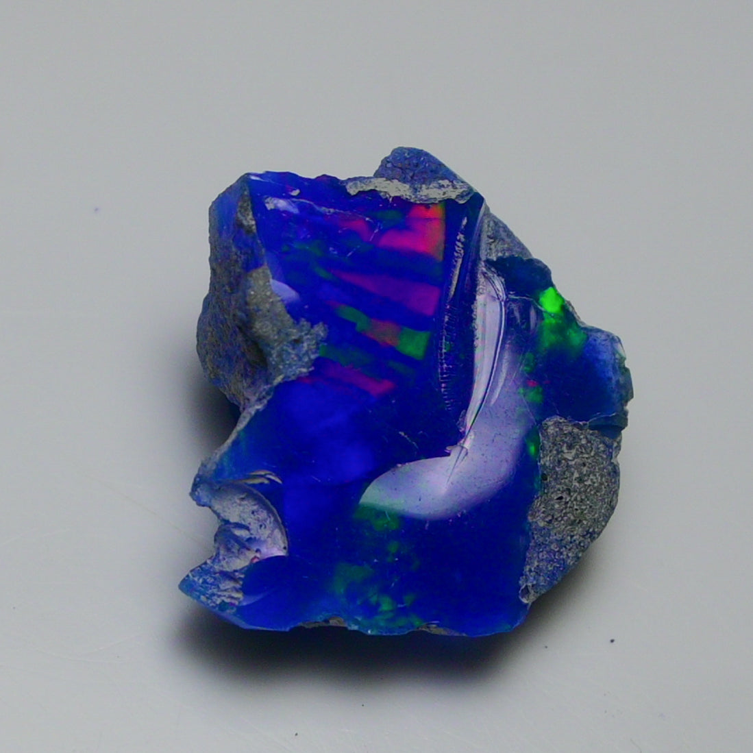 Rare Blue Opal 13.75 Carats | Natural Blue Ethiopian Opal Rough - Ready for Cutting & Jewelry!