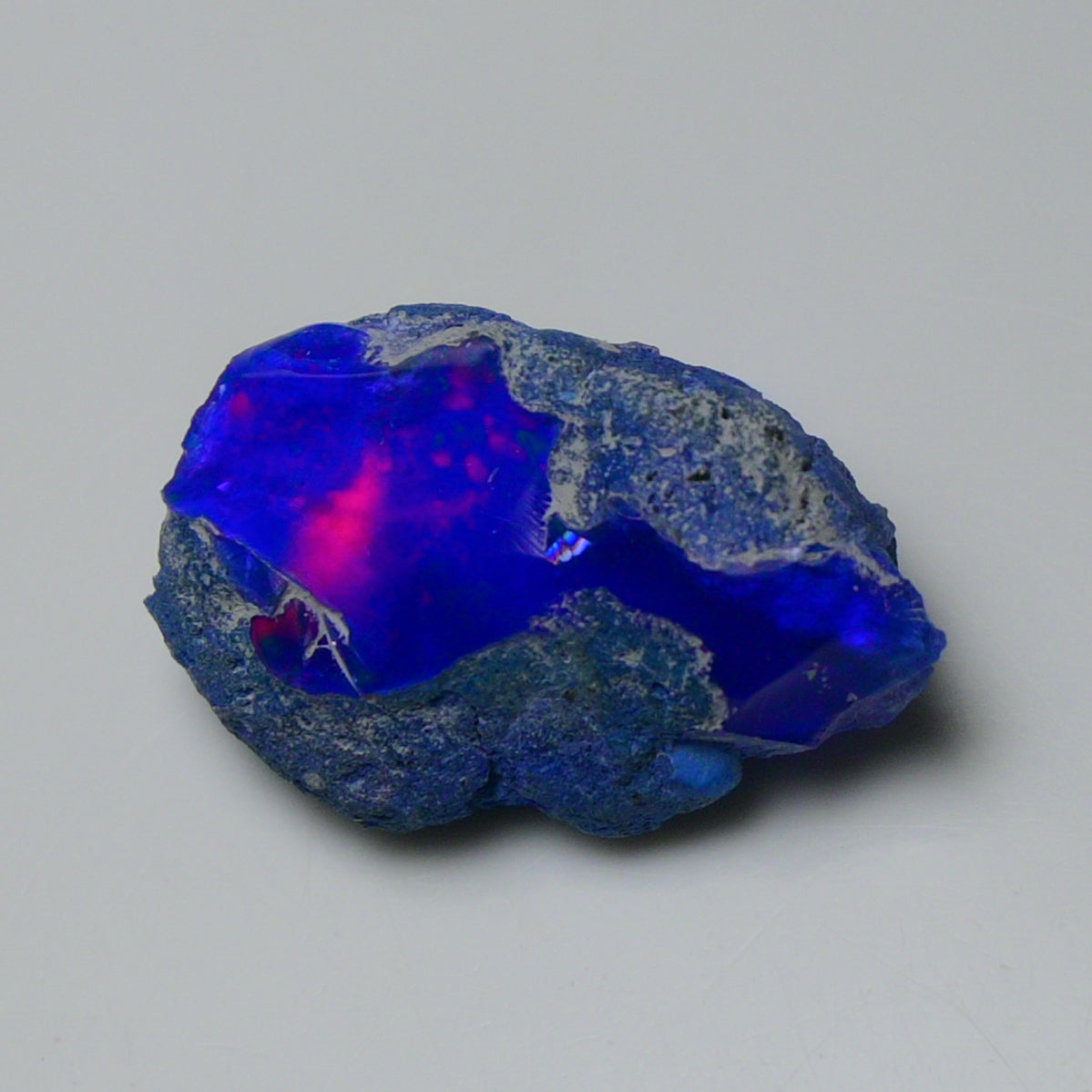 Rare Blue Opal 12.75 Carats | Natural Blue Ethiopian Opal Rough - Ready for Cutting & Jewelry!