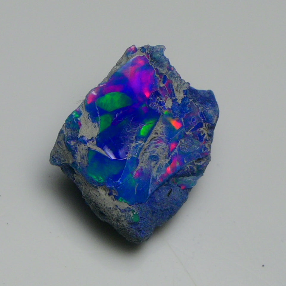 Rare Blue Opal 8.55 Carats | Natural Blue Ethiopian Opal Rough - Ready for Cutting & Jewelry!