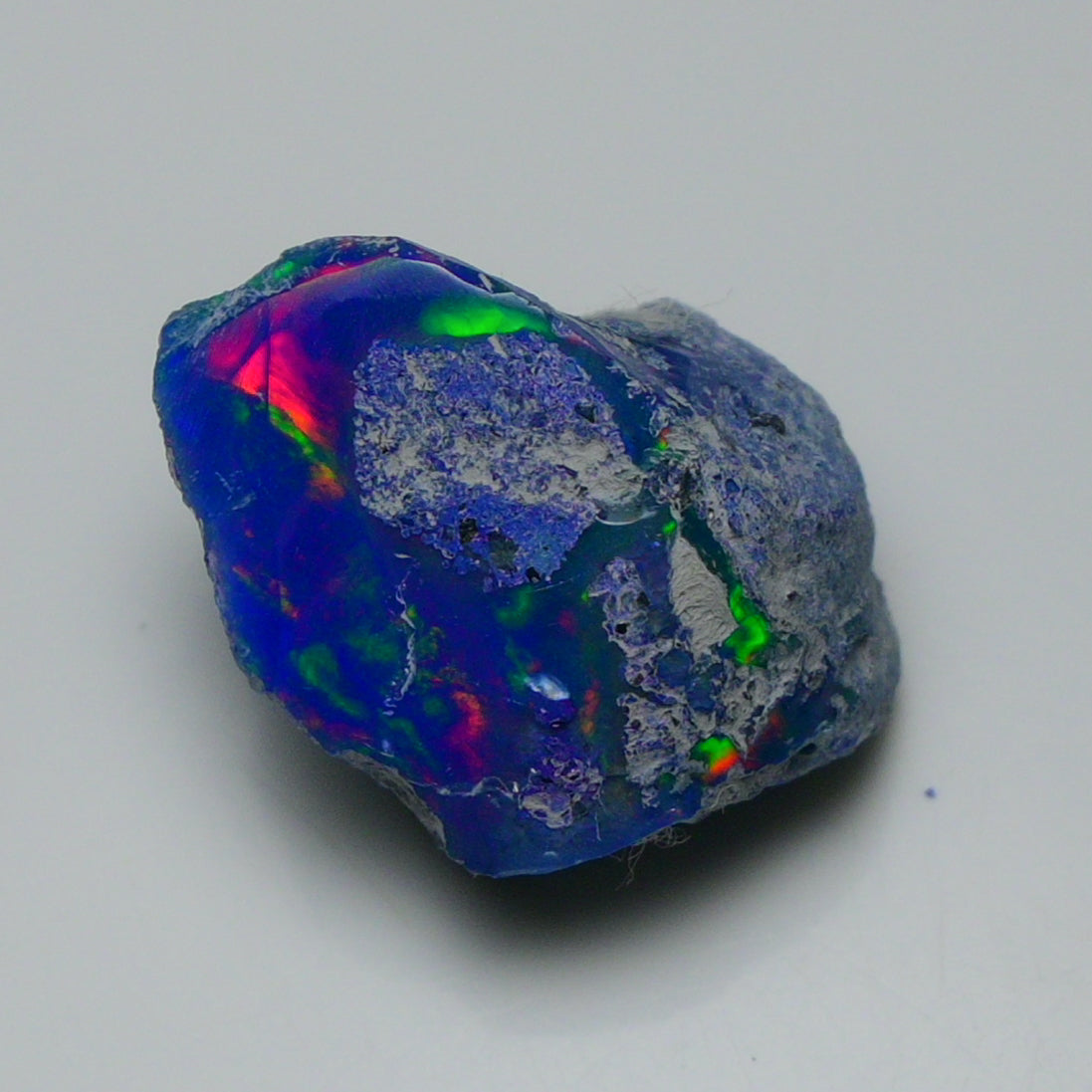 Rare Blue Opal 20.20 Carats | Natural Blue Ethiopian Opal Rough - Ready for Cutting & Jewelry!