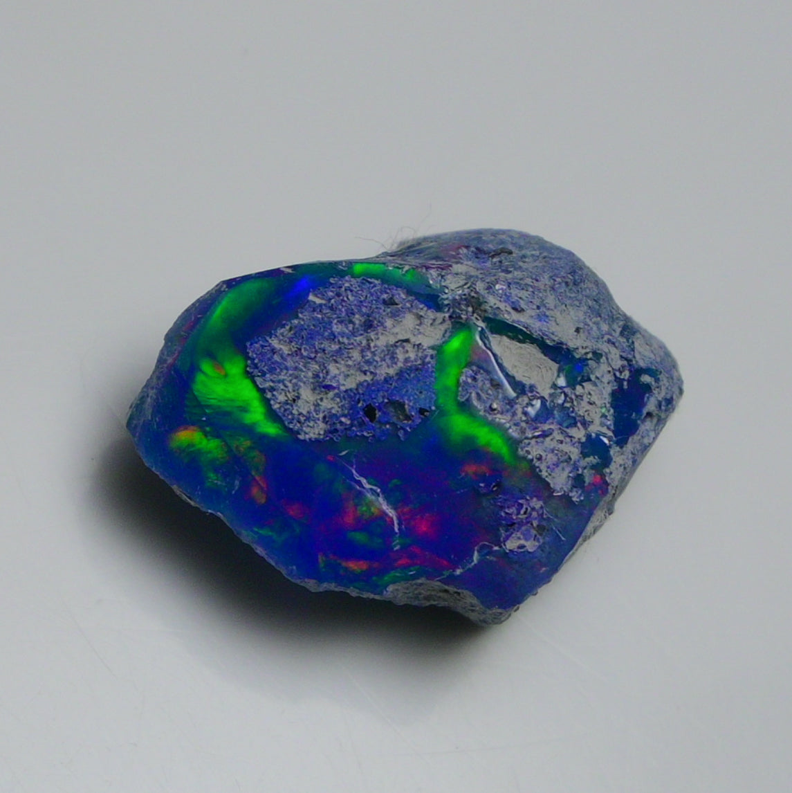 Rare Blue Opal 20.20 Carats | Natural Blue Ethiopian Opal Rough - Ready for Cutting & Jewelry!