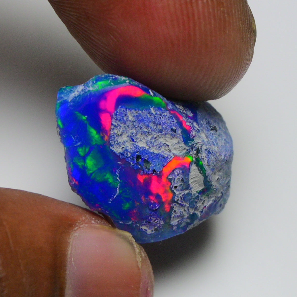 Rare Blue Opal 20.20 Carats | Natural Blue Ethiopian Opal Rough - Ready for Cutting & Jewelry!
