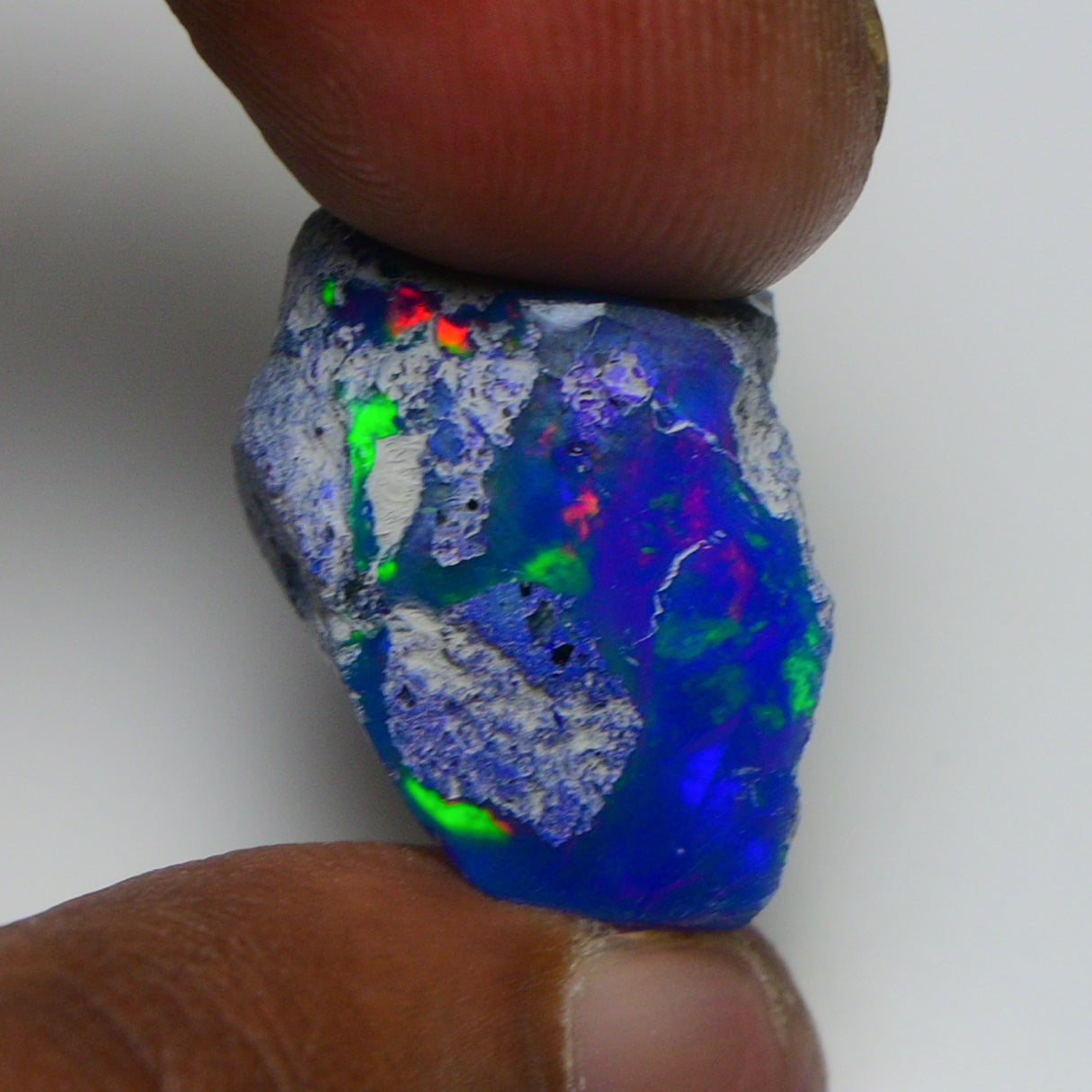 Rare Blue Opal 20.20 Carats | Natural Blue Ethiopian Opal Rough - Ready for Cutting & Jewelry!