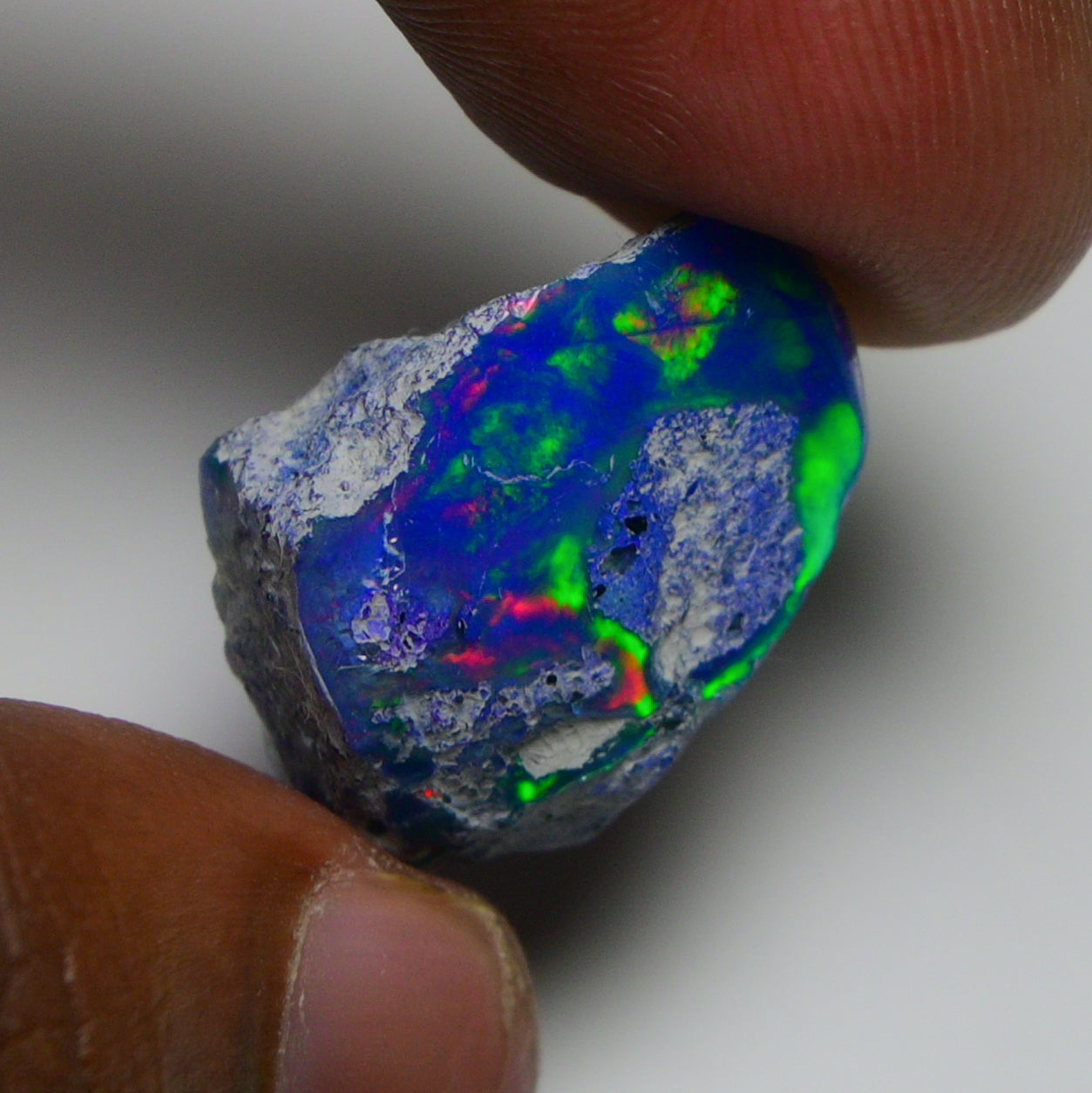 Rare Blue Opal 20.20 Carats | Natural Blue Ethiopian Opal Rough - Ready for Cutting & Jewelry!