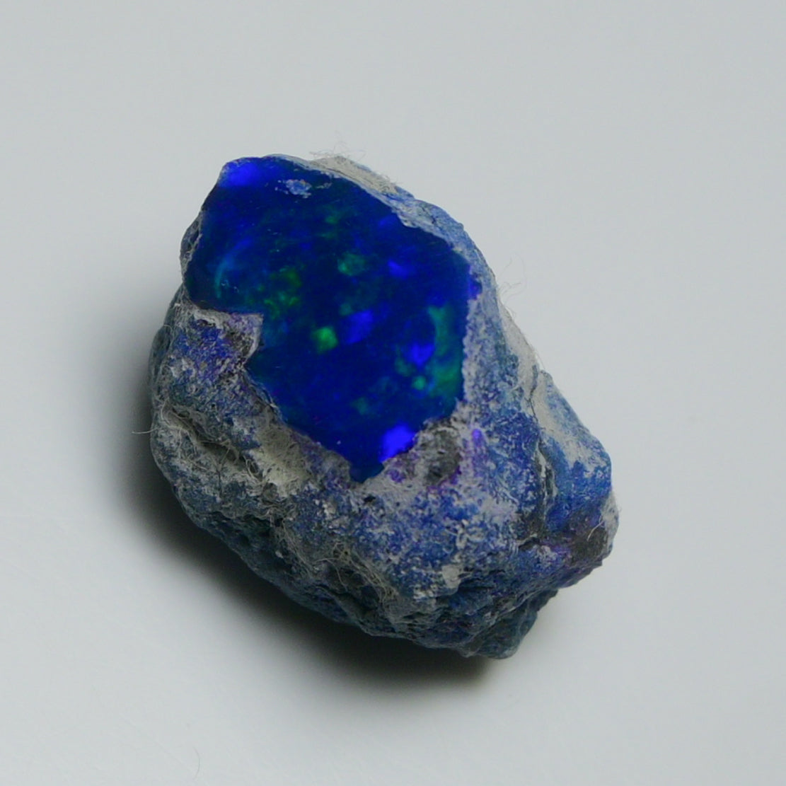 Rare Blue Opal 14.20 Carats | Natural Blue Ethiopian Opal Rough - Ready for Cutting & Jewelry!