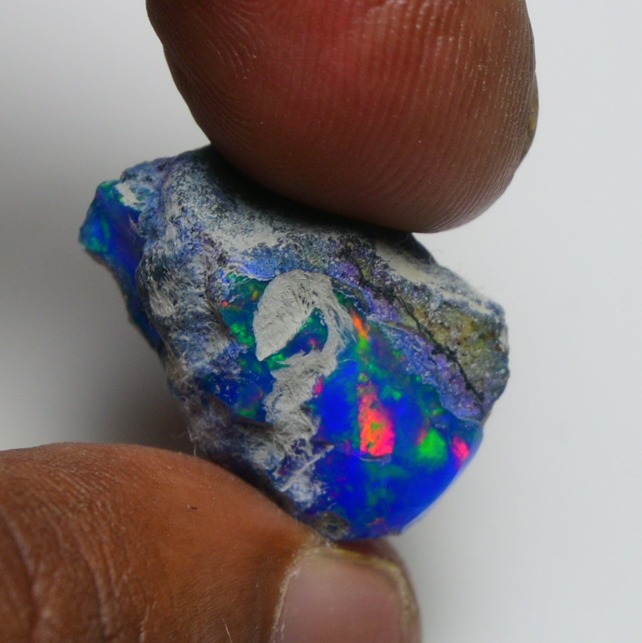 Rare Blue Opal 12.75 Carats | Natural Blue Ethiopian Opal Rough - Ready for Cutting & Jewelry!