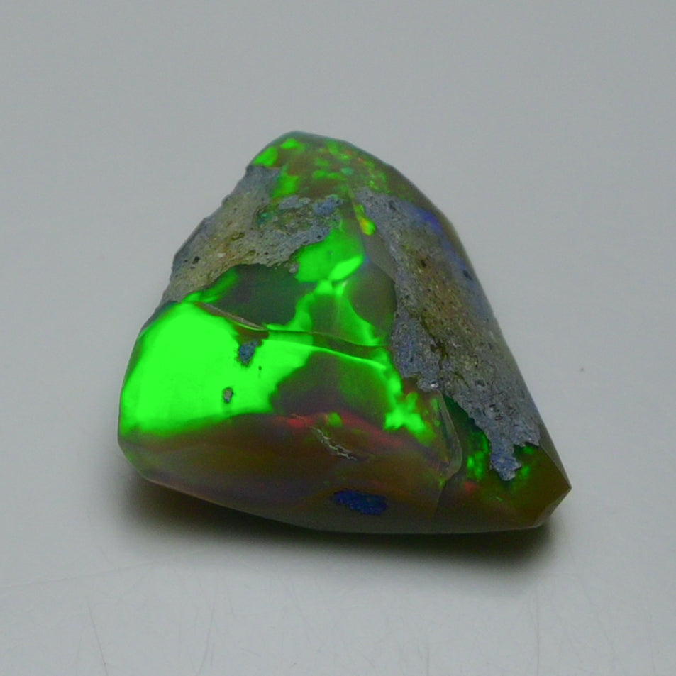 Rare Black Opal 13.00 Carats | Natural Black Ethiopian Opal Rough - Ready for Cutting & Jewelry!