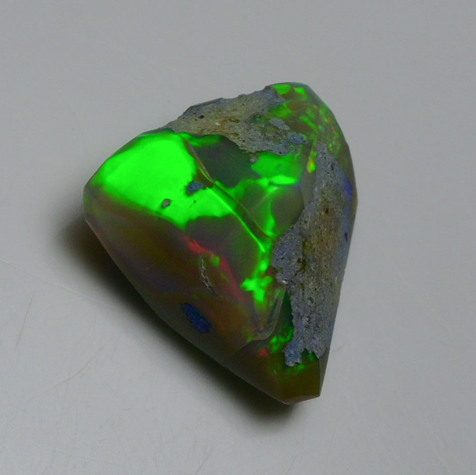 Rare Black Opal 13.00 Carats | Natural Black Ethiopian Opal Rough - Ready for Cutting & Jewelry!
