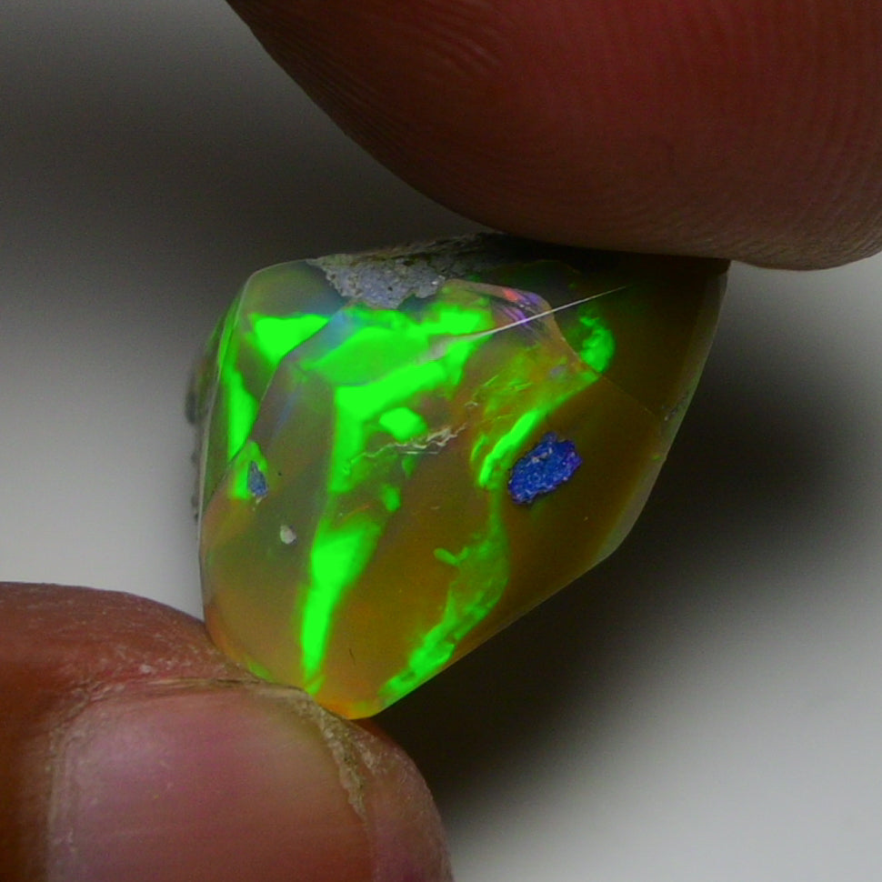 Rare Black Opal 13.00 Carats | Natural Black Ethiopian Opal Rough - Ready for Cutting & Jewelry!