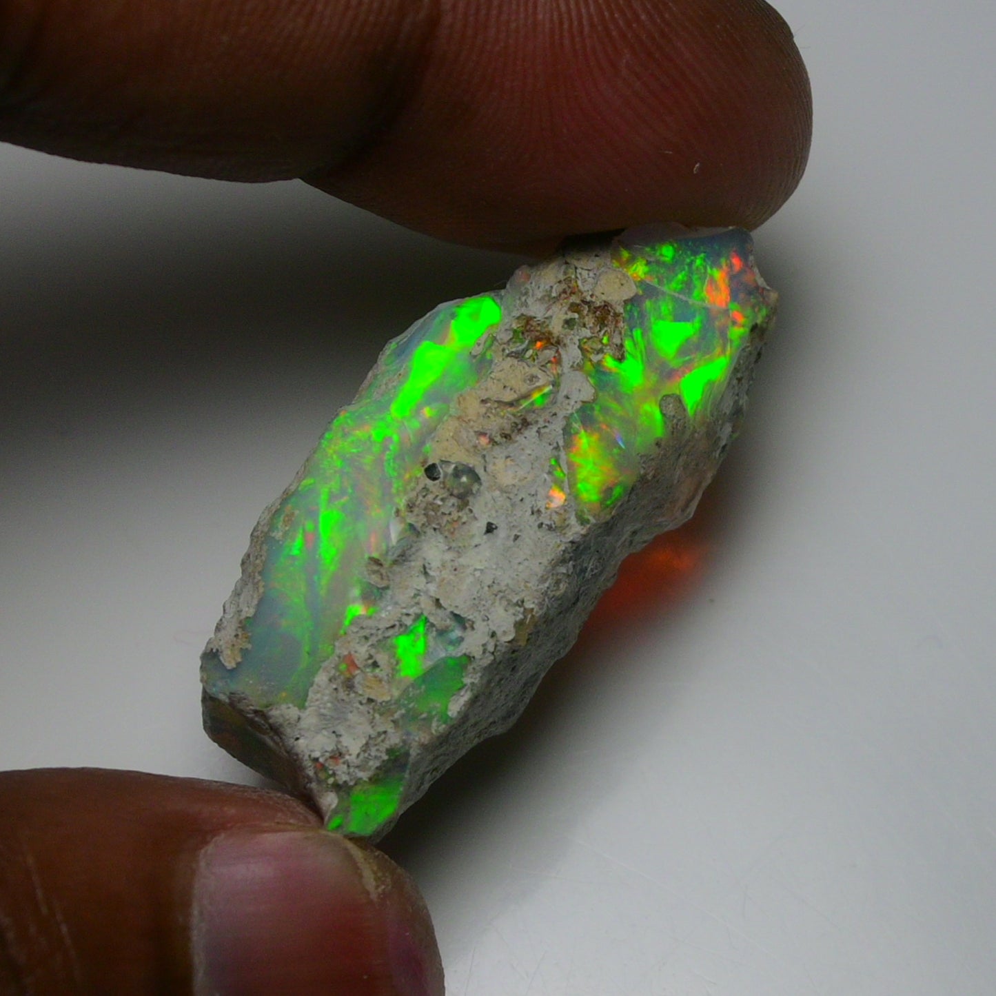 Rare White Opal 35.60 Carats | Natural White Ethiopian Opal Rough - Ready for Cutting & Jewelry!