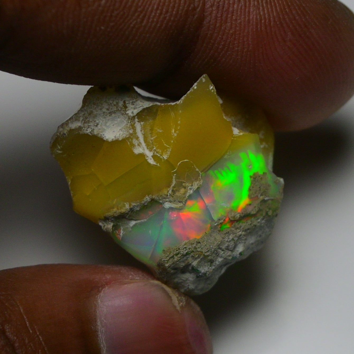 Rare White Opal 35.85 Carats | Natural White Ethiopian Opal Rough - Ready for Cutting & Jewelry!