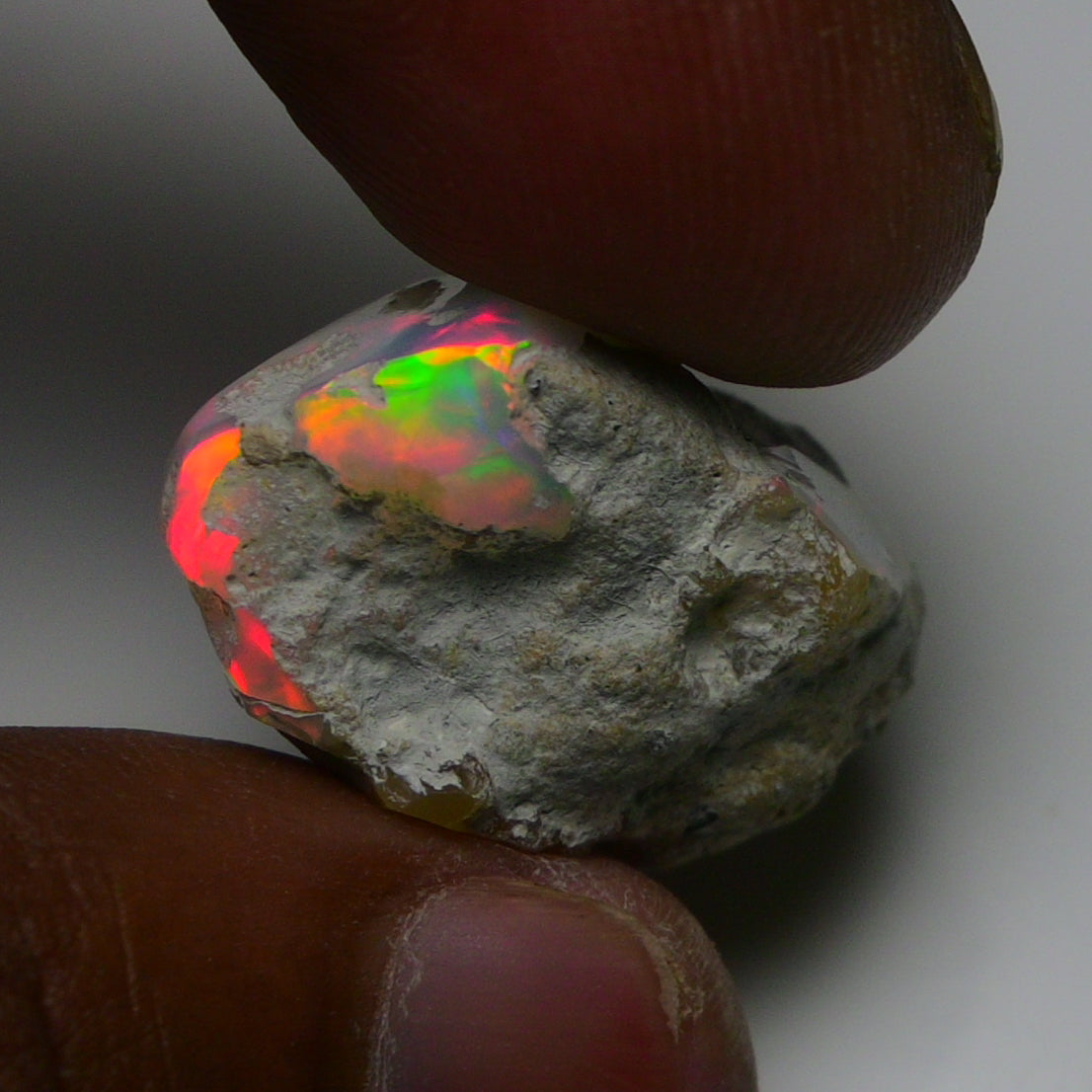 Rare White Opal 22.15 Carats | Natural White Ethiopian Opal Rough - Ready for Cutting & Jewelry!