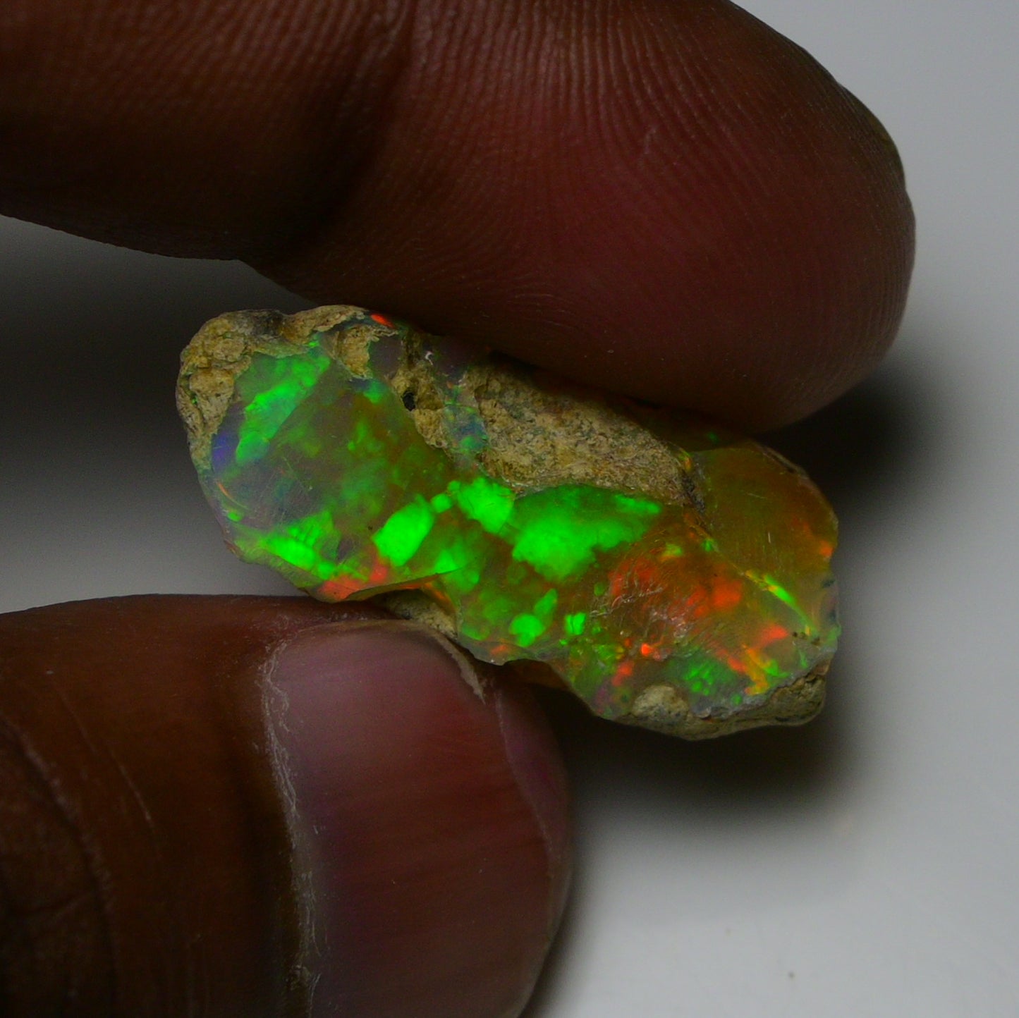 Rare White Opal 15.70 Carats | Natural White Ethiopian Opal Rough - Ready for Cutting & Jewelry!