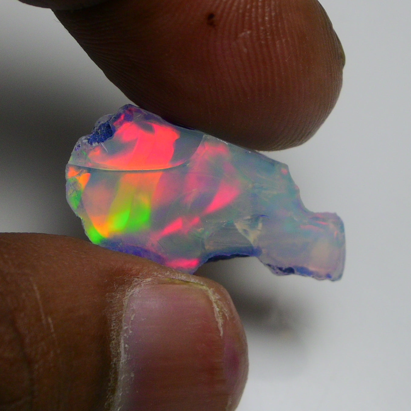 Rare Black Opal 13.10 Carats | Natural Black Ethiopian Opal Rough - Ready for Cutting & Jewelry!