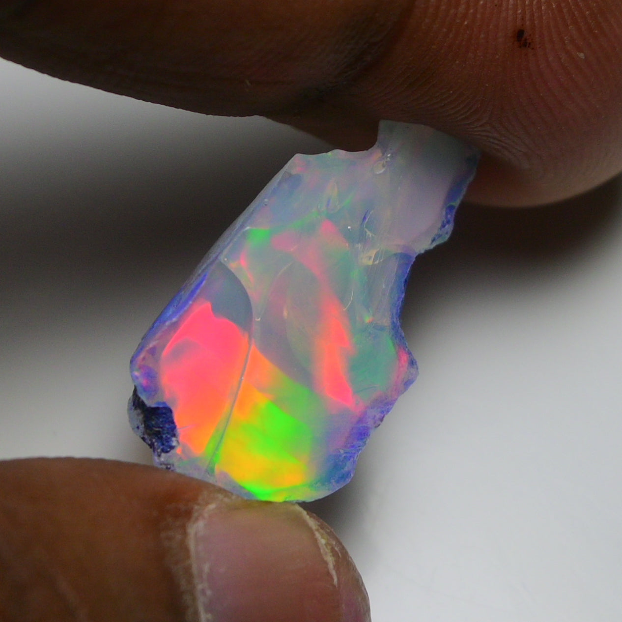 Rare Black Opal 13.10 Carats | Natural Black Ethiopian Opal Rough - Ready for Cutting & Jewelry!