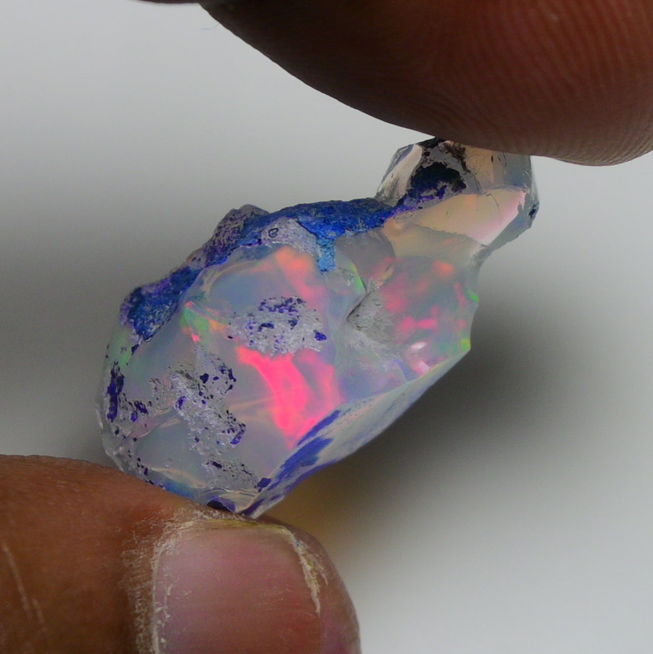 Rare Black Opal 13.10 Carats | Natural Black Ethiopian Opal Rough - Ready for Cutting & Jewelry!