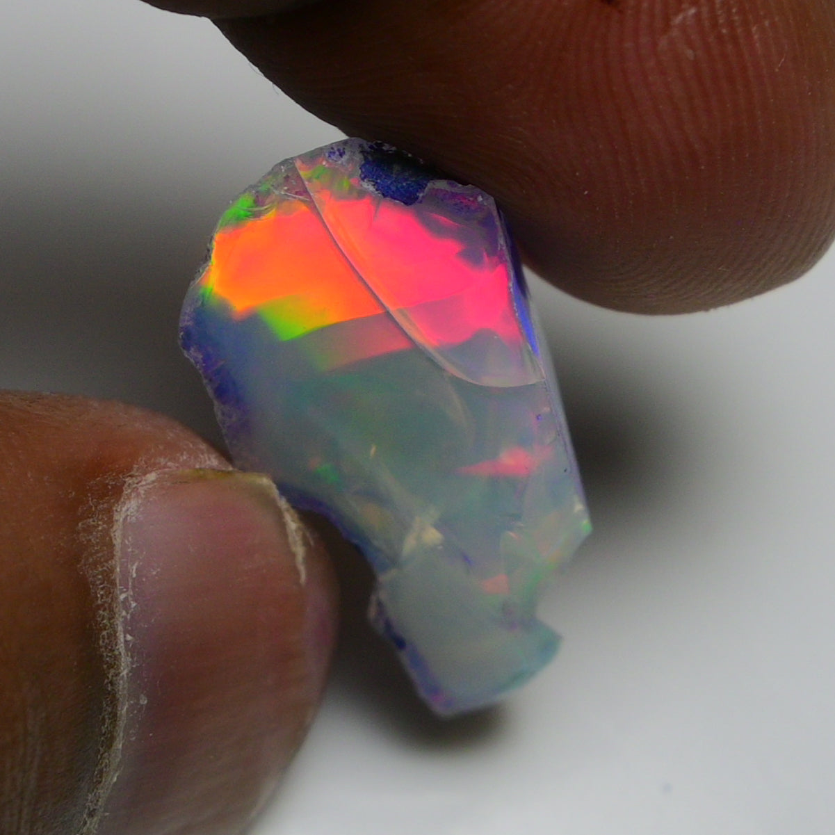 Rare Black Opal 13.10 Carats | Natural Black Ethiopian Opal Rough - Ready for Cutting & Jewelry!