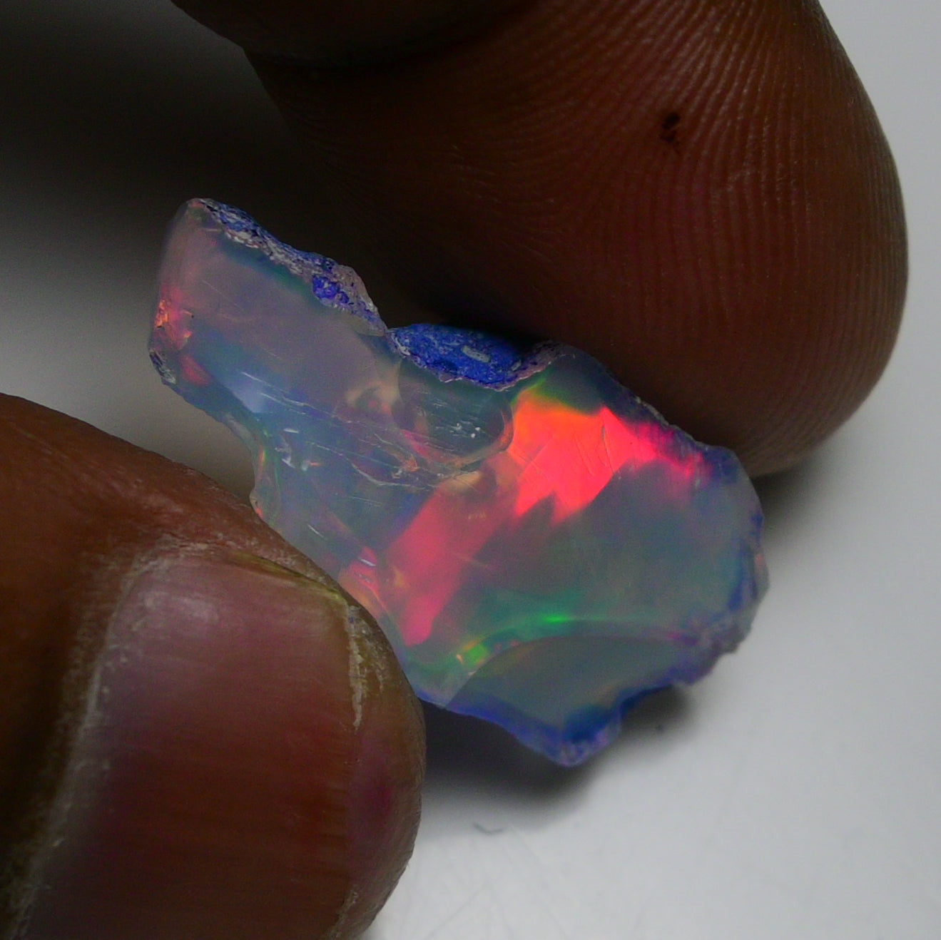 Rare Black Opal 13.10 Carats | Natural Black Ethiopian Opal Rough - Ready for Cutting & Jewelry!