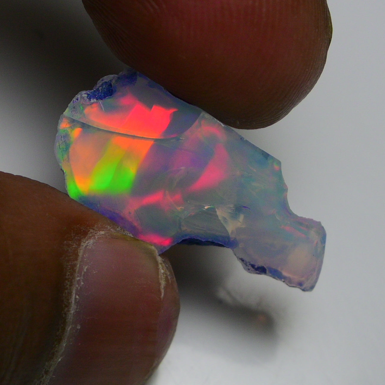Rare Black Opal 13.10 Carats | Natural Black Ethiopian Opal Rough - Ready for Cutting & Jewelry!