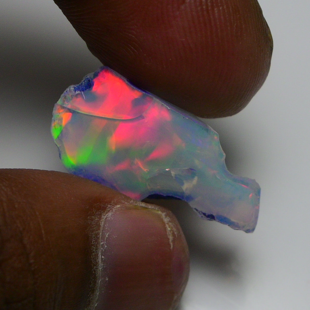 Rare Black Opal 13.10 Carats | Natural Black Ethiopian Opal Rough - Ready for Cutting & Jewelry!