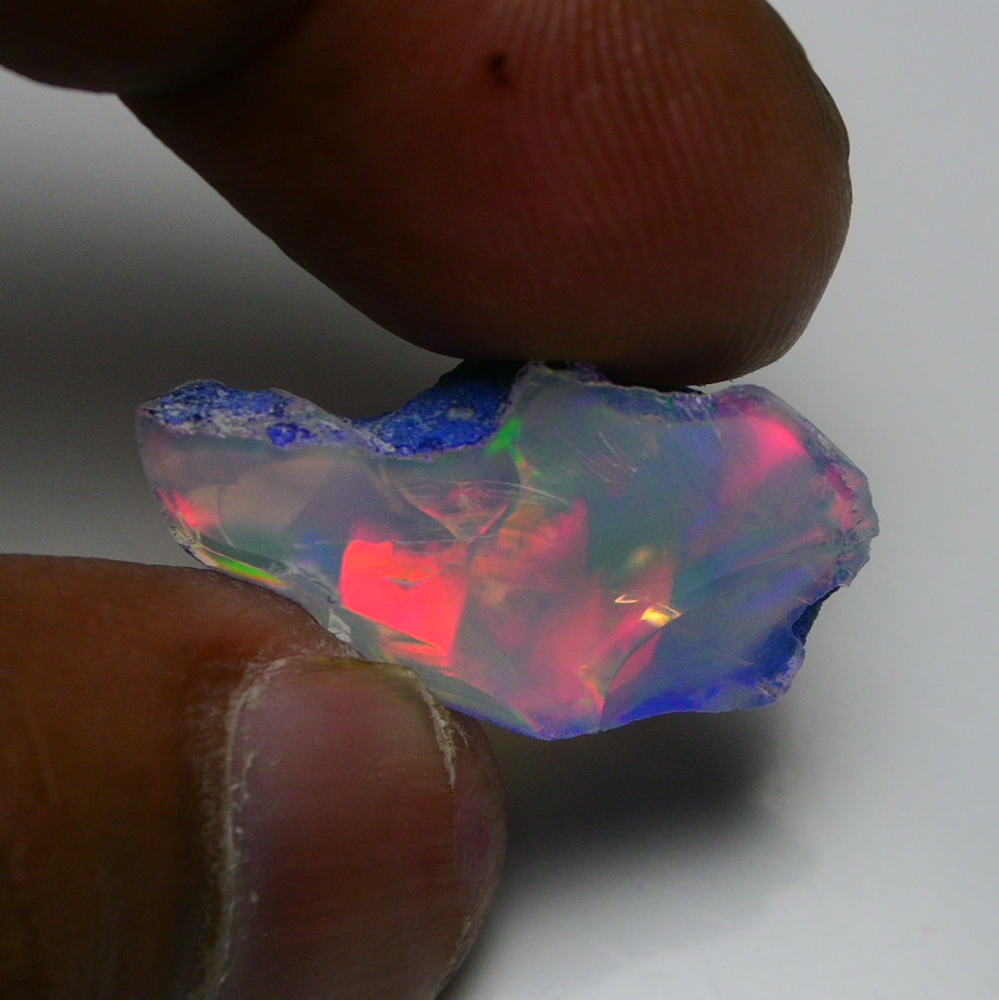 Rare Black Opal 13.10 Carats | Natural Black Ethiopian Opal Rough - Ready for Cutting & Jewelry!