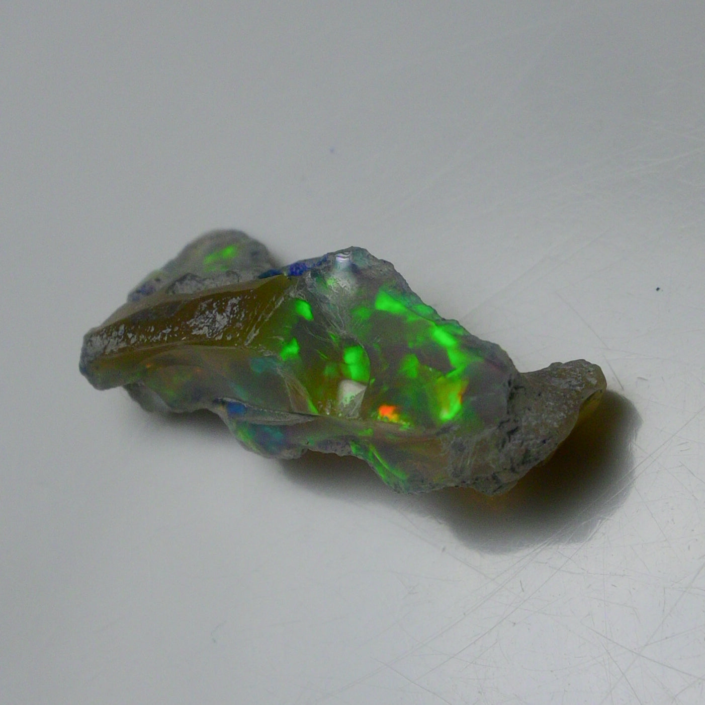 Rare Black Opal 14.05 Carats | Natural Black Ethiopian Opal Rough - Ready for Cutting & Jewelry!