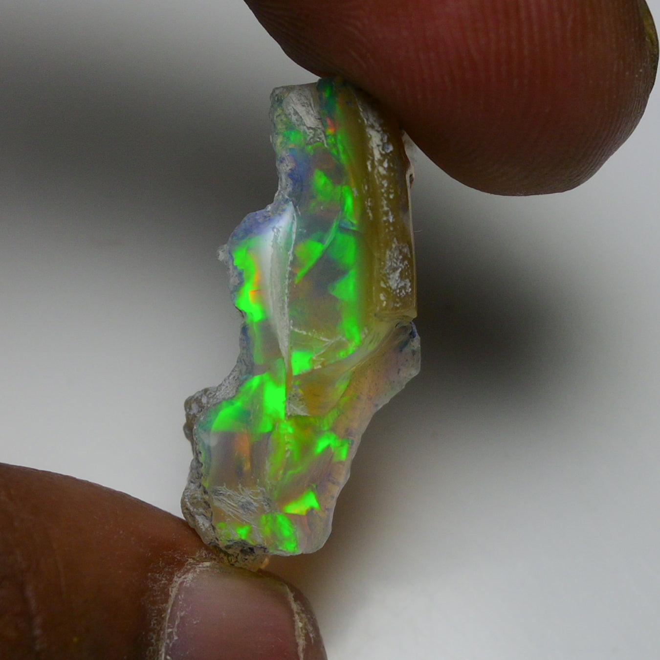 Rare Black Opal 14.05 Carats | Natural Black Ethiopian Opal Rough - Ready for Cutting & Jewelry!