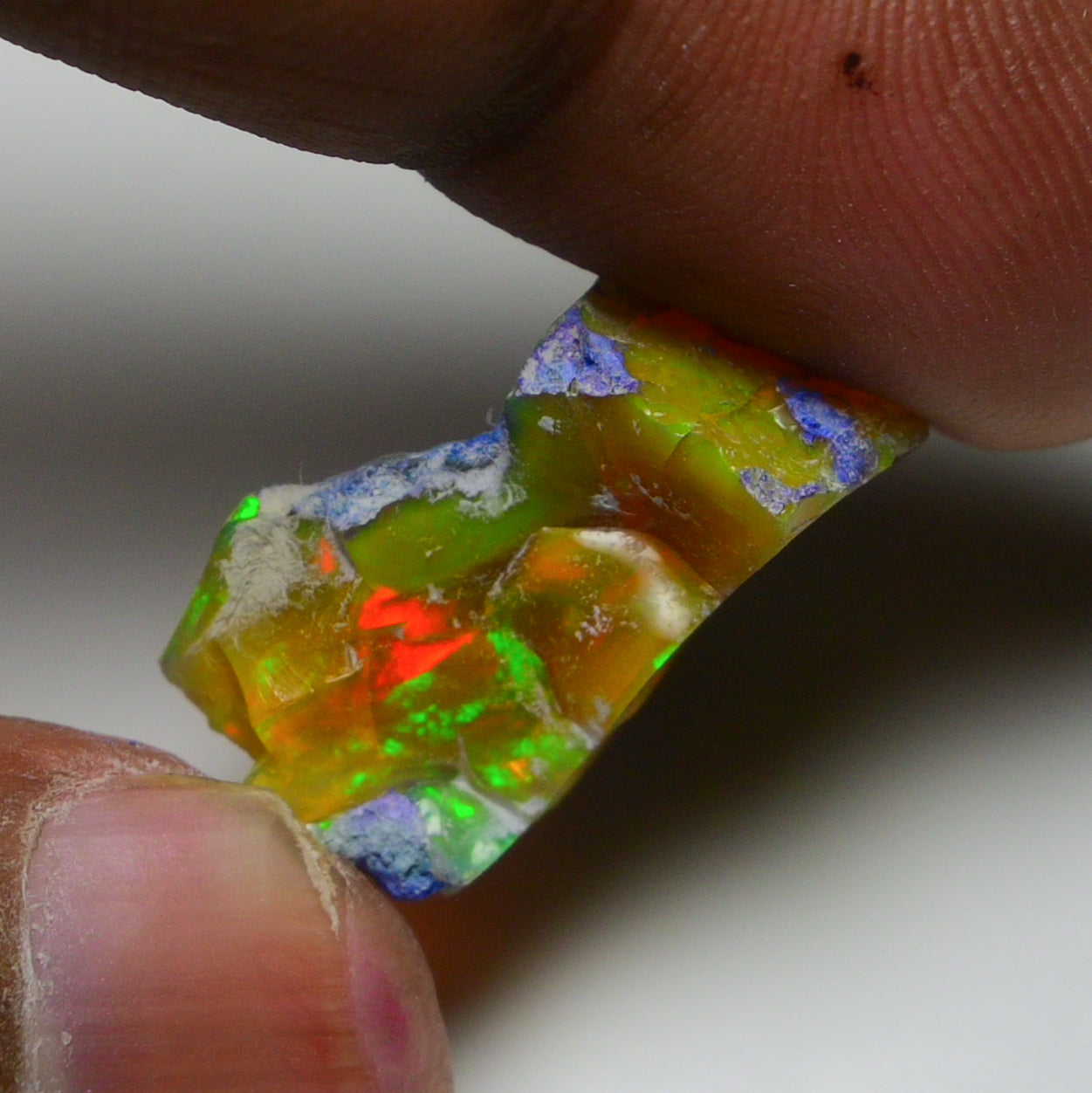 Rare Black Opal 20.80 Carats | Natural Black Ethiopian Opal Rough - Ready for Cutting & Jewelry!