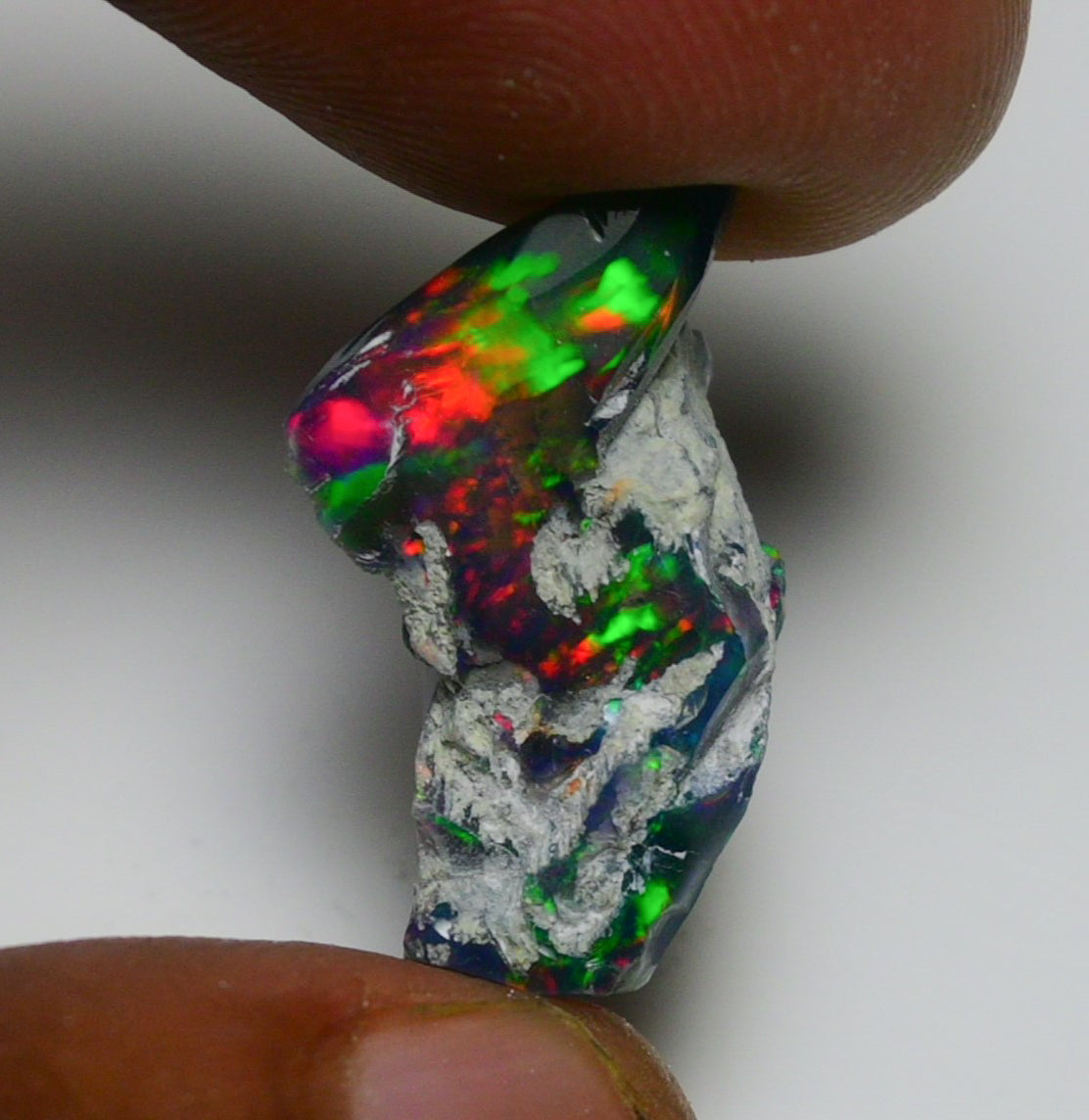 Black Opal 10.00 Carats | Natural Black Ethiopian Opal Rough - Ready for Cutting & Jewelry!