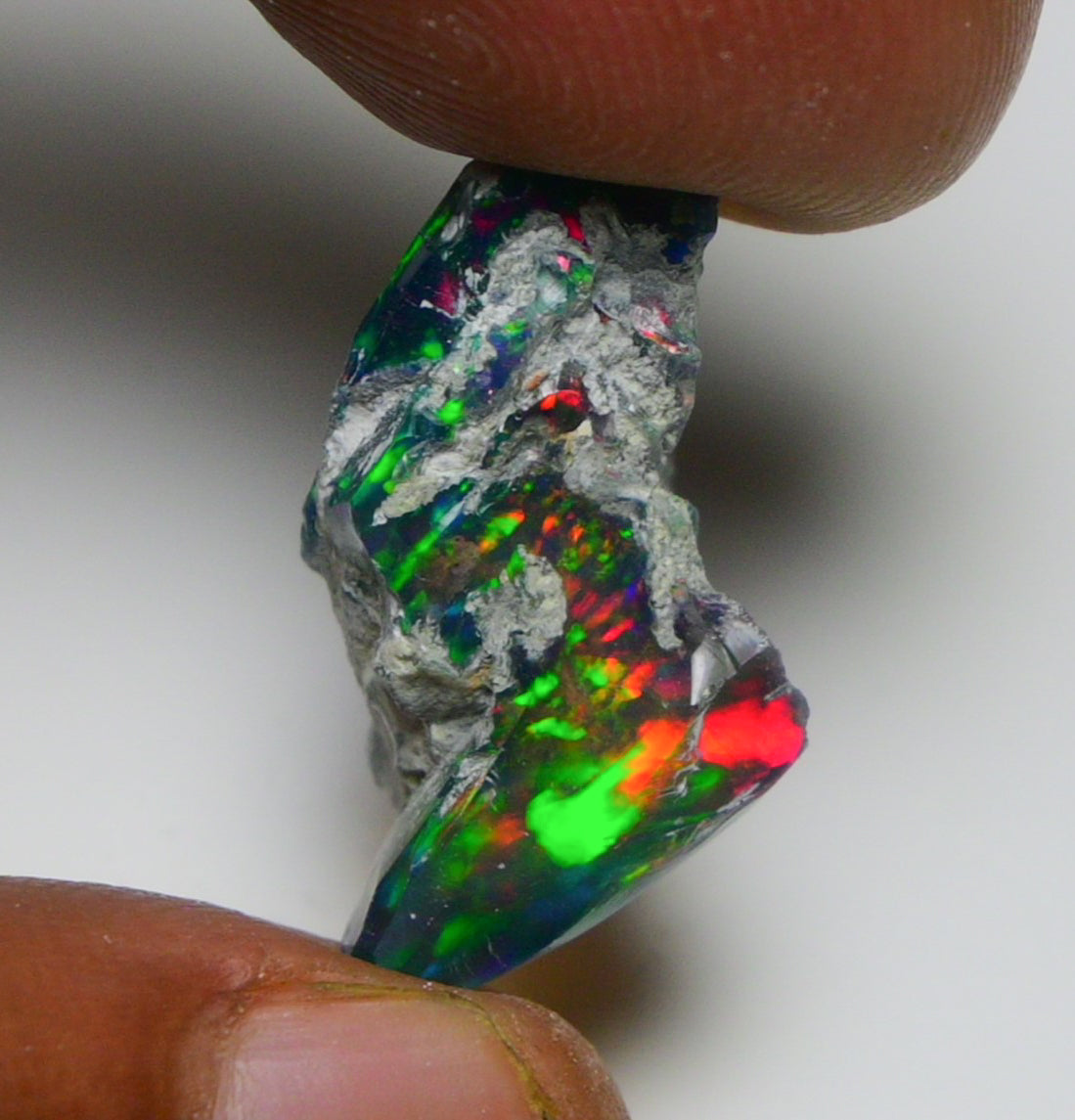Black Opal 10.00 Carats | Natural Black Ethiopian Opal Rough - Ready for Cutting & Jewelry!