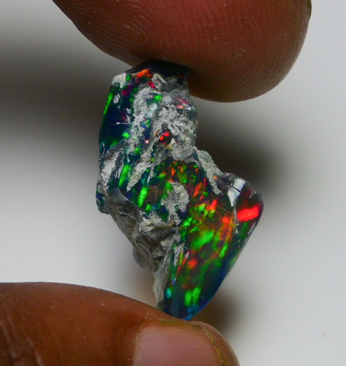 Black Opal 10.00 Carats | Natural Black Ethiopian Opal Rough - Ready for Cutting & Jewelry!